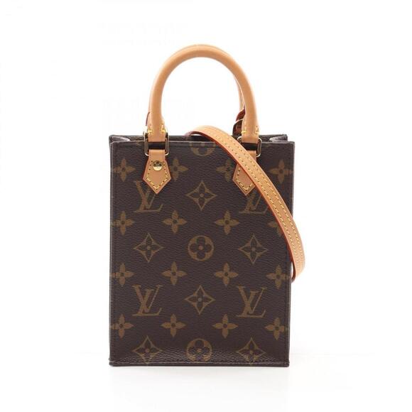 LOUIS VUITTON Brown Monogram Leather Bag - Picture 1 of 8